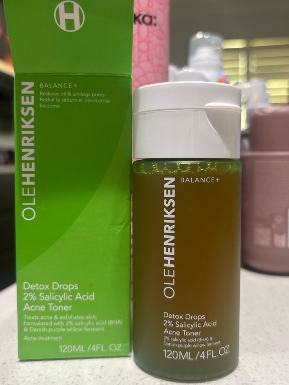 Ole Henriksen Green and White Balance+ Detox Drops Acne Toner